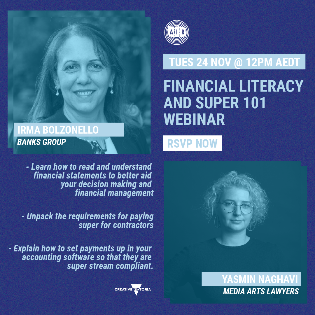 AIR Financial Literacy & Superannuation 101 Webinar