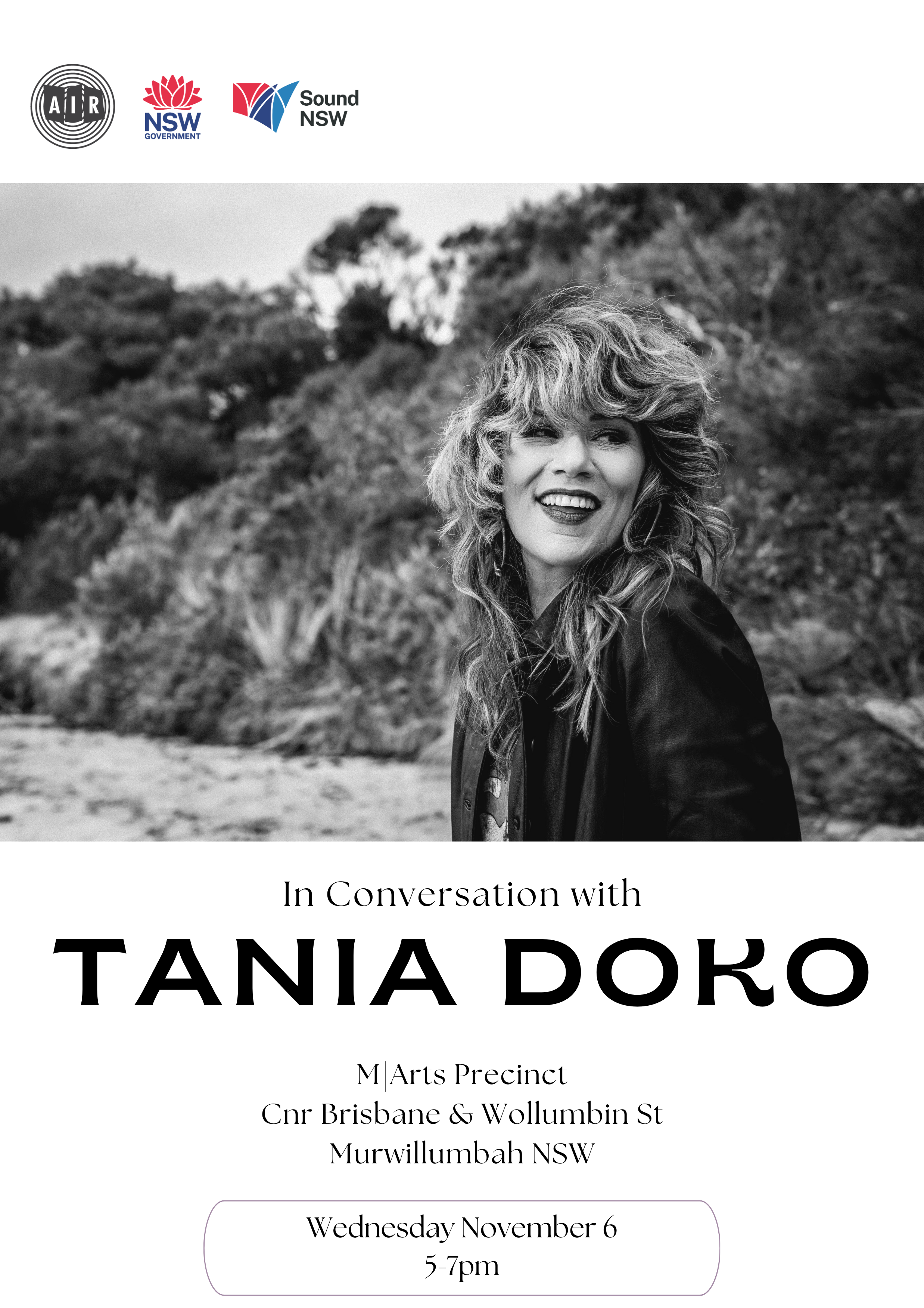AIR Event: In Conversation with Tania Doko - 6 Nov 2024
