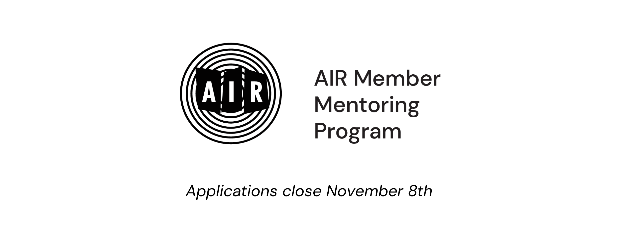 AIR Announces AIR Member Mentoring Program