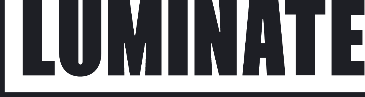 Luminate Logo Horizontal Charcoal